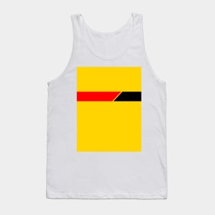 Watford Retro 1984 Yellow Red Black Bar Design Tank Top